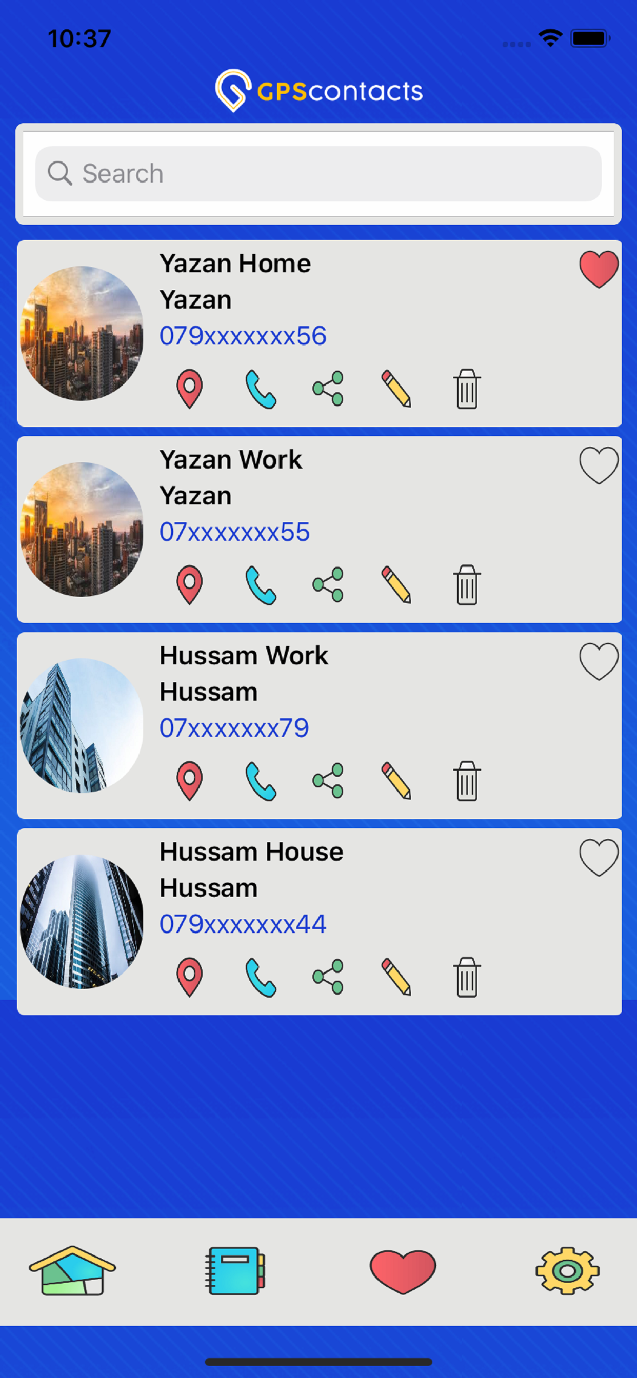 GPS Contacts screenshot 4