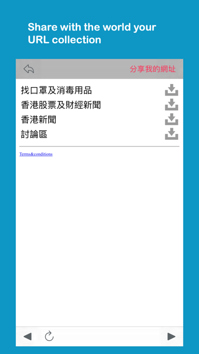 Screenshot #3 pour Webs Collect