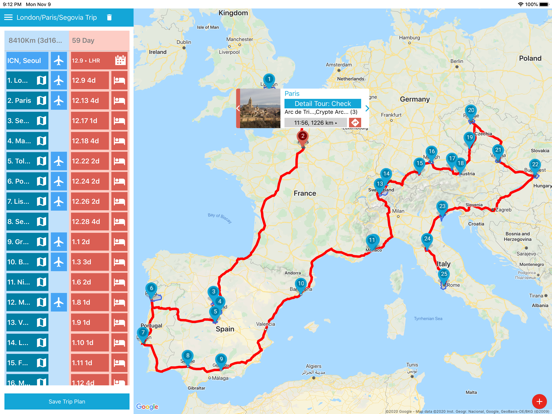 Screenshot #4 pour Arrangy - Optimal Trip Planner