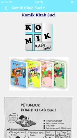 Game screenshot Komik Kitab Suci apk