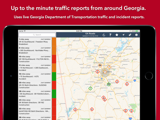Screenshot #4 pour Georgia State Roads