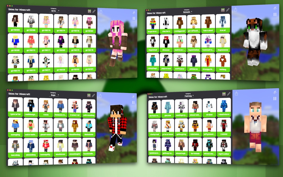 #3. Skins for Minecraft (macOS) 由: KISSAPP, S.L.