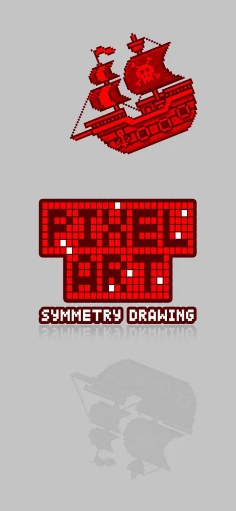 Pixel Art Symmetry Drawing