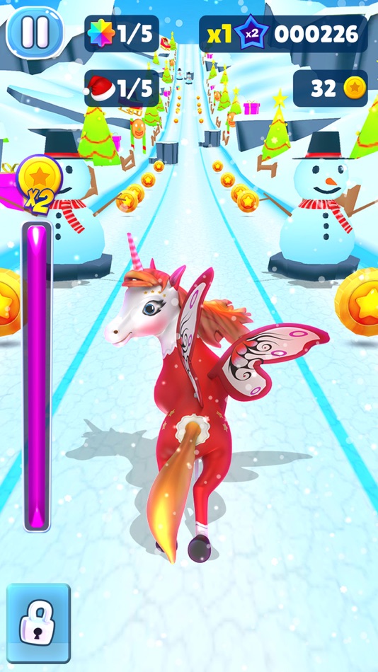 #8. Magical Pony - Unicorn Runner (iOS) Podle: BigCode Games Pvt Ltd