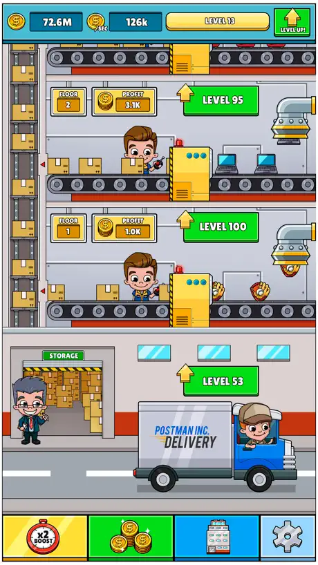 Idle Delivery Tycoon