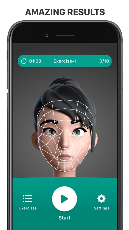Facebuilding app: look younger