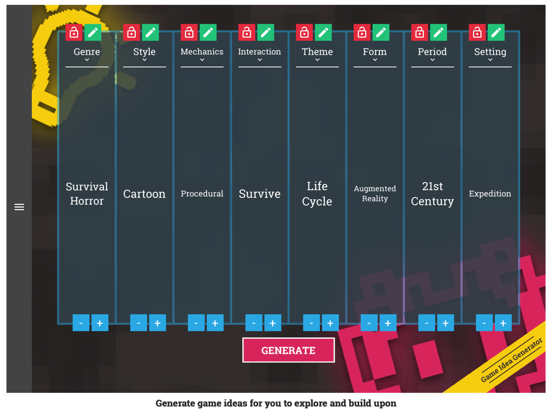 Screenshot #5 pour Awesome Game Idea Generator