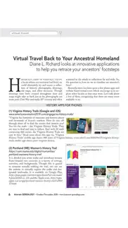internet genealogy magazine iphone screenshot 1
