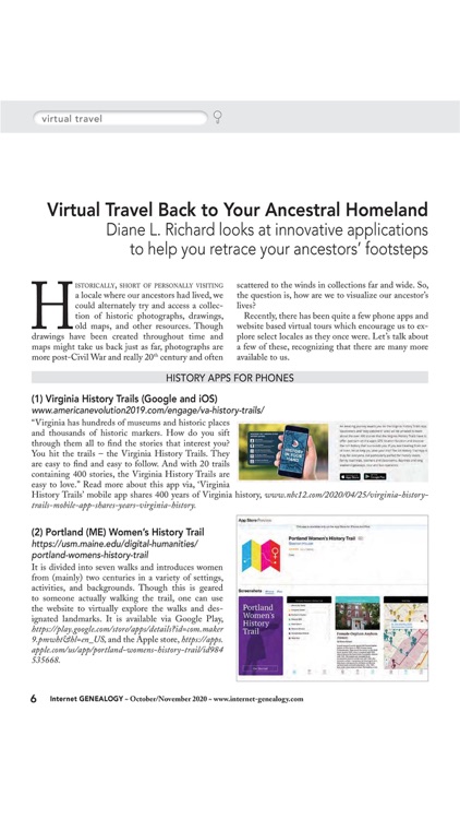 Internet Genealogy Magazine