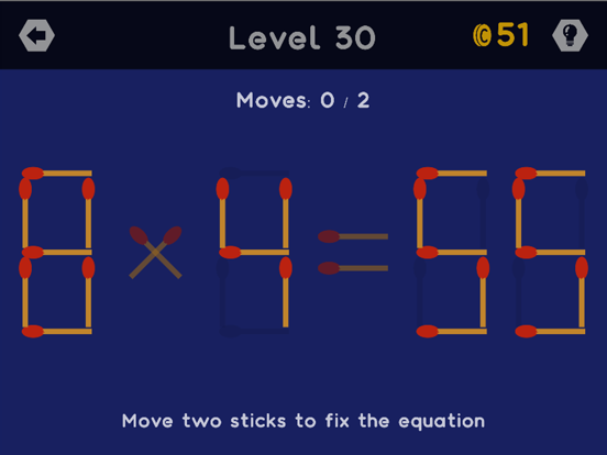 Screenshot #6 pour Math Sticks - Puzzle Game