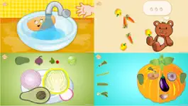 Game screenshot Funny Veggies! Toddler cooking mod apk