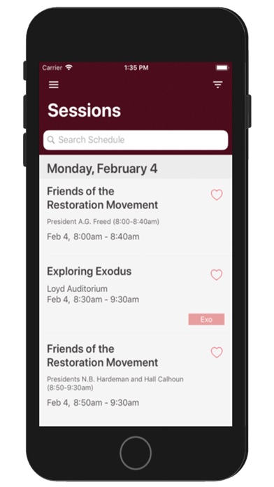 How to cancel & delete FHU Events from iphone & ipad 4
