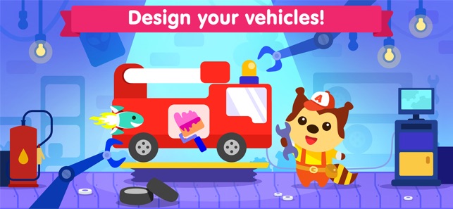兒童遊戲! 賽車遊戲!(圖2)-速報App