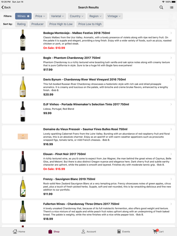 Screenshot #6 pour Arlington Wine