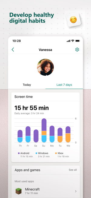 ‎Microsoft Family Safety Screenshot