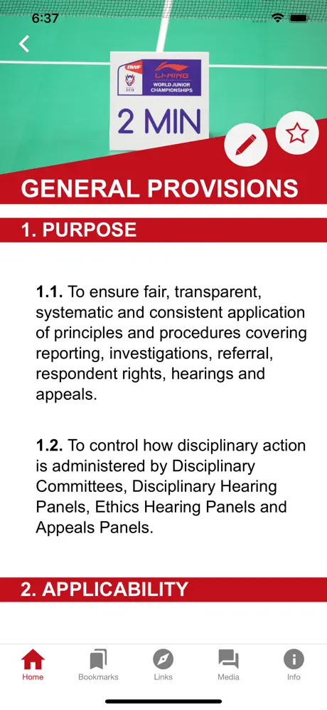 BWF Statutes