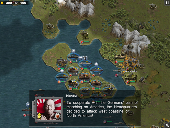 Glory of Generals: Pacific War на iPad