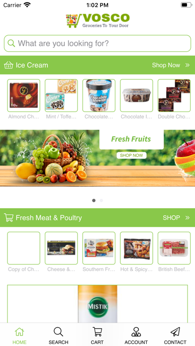 Screenshot #1 pour Vosco Grocery Delivery