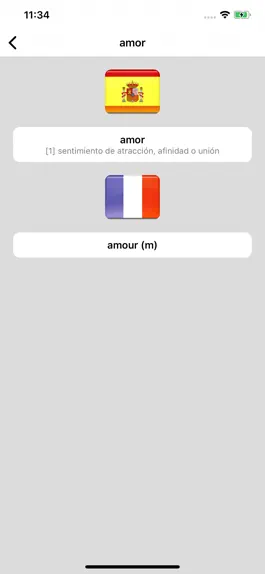 Game screenshot Espagnol-Français apk