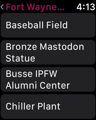 Apple Watch screenshot