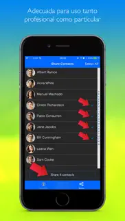 easy share contactos - backup iphone capturas de pantalla 3