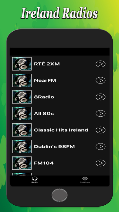 Screenshot #1 pour Ireland Radios