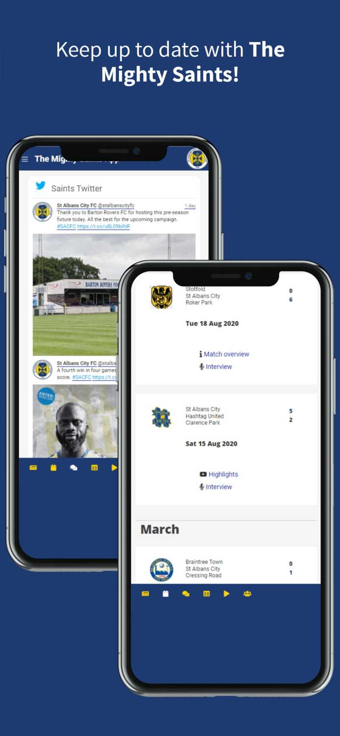 St Albans City FC App
