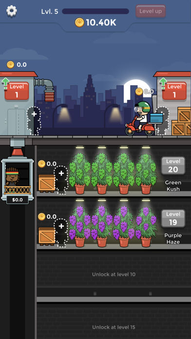 Screenshot #1 pour Weed Factory Idle