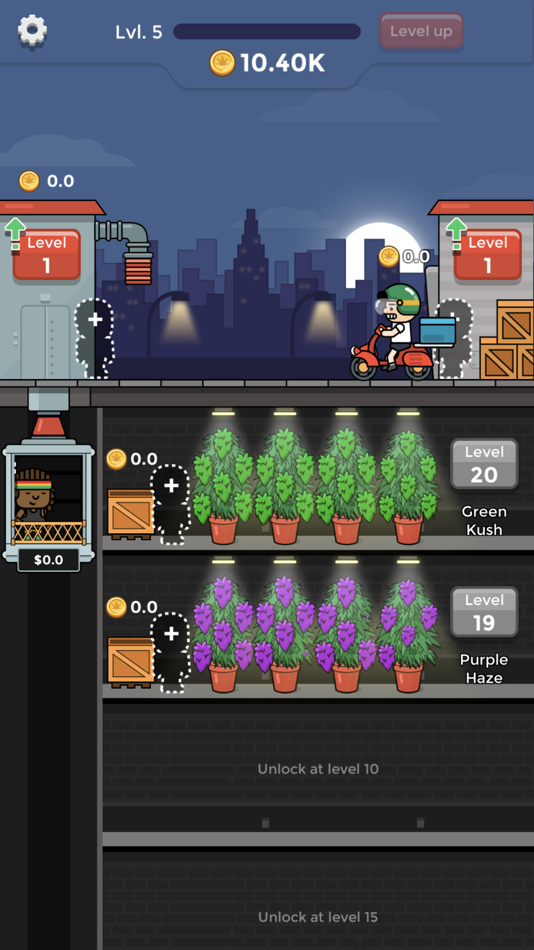 #1. Weed Factory Idle (iOS) 由: Spider Solitaire