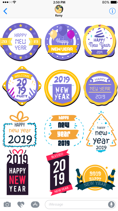 Happy New Year Sticker 2019 screenshot 3