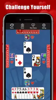 hearts : classic card games iphone screenshot 2