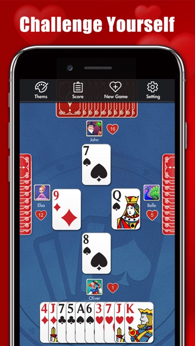 Hearts : Classic Card Games Screenshot