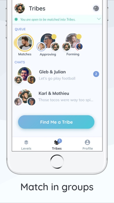 Screenshot #2 pour We3: Meet New People in Groups