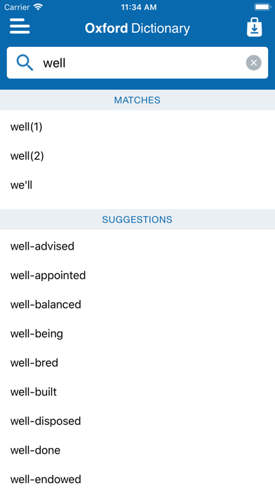 Oxford American English Screenshot 2