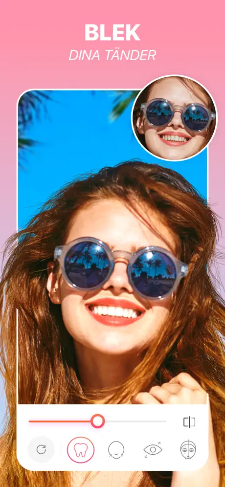 EasyGlam: Selfie-fotoredigerar