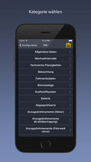 Screenshot von TechApp Für BMW auf dem iPhone 3