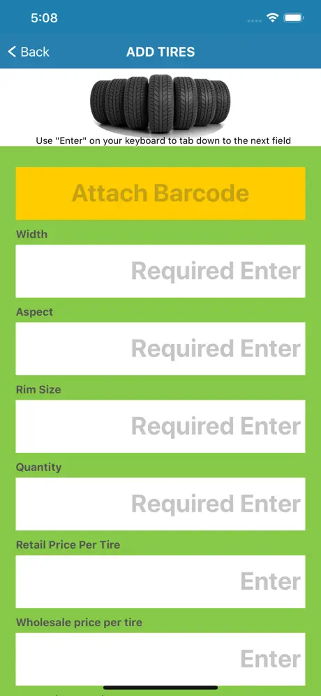 Tire Inventory Solution