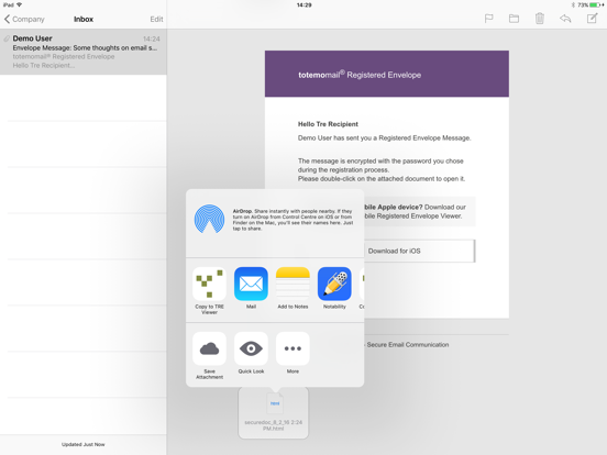 Screenshot #5 pour totemomobile TRE Viewer
