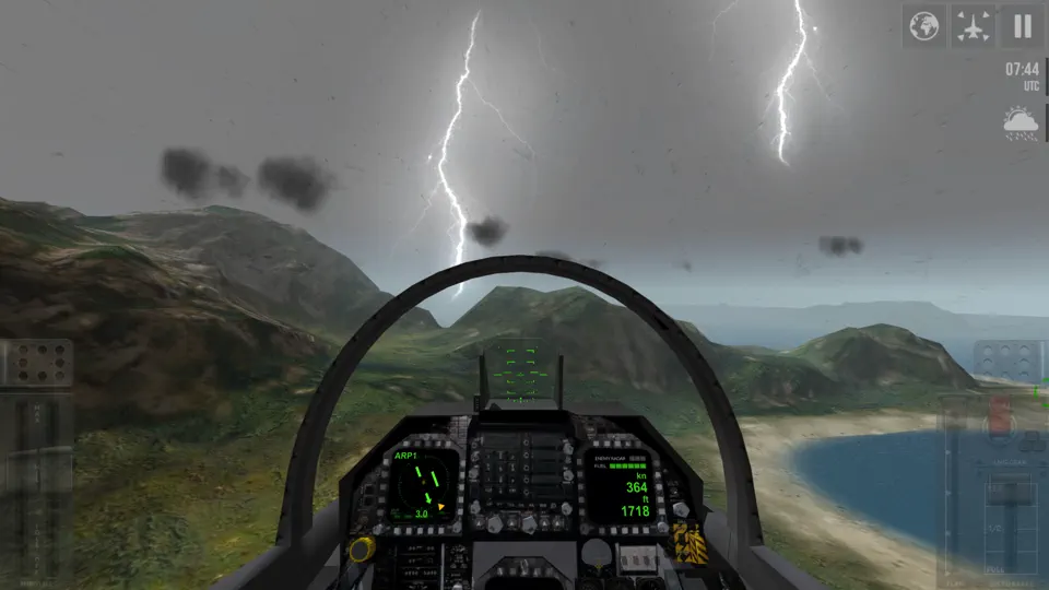 Captura de pantalla de F18 Carrier Landing Lite en iPhone 4
