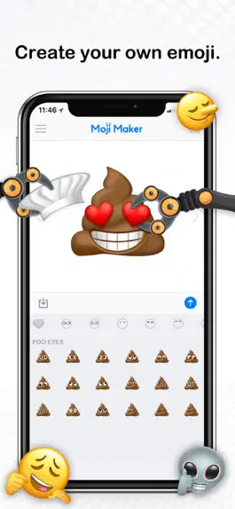 Game screenshot Moji Maker™ | Emoji Messenger apk