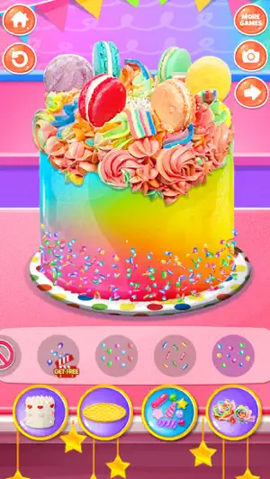Rainbow Pastel Cake screenshot 3