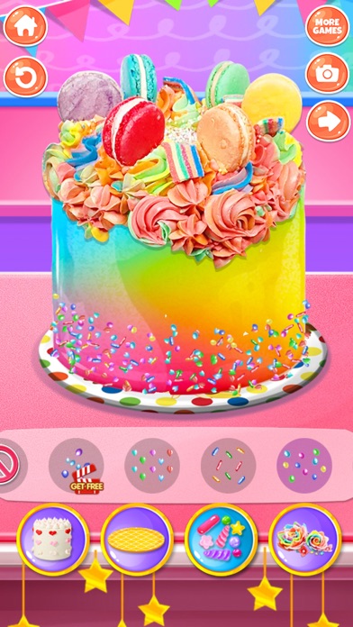 Rainbow Pastel Cake screenshot 3