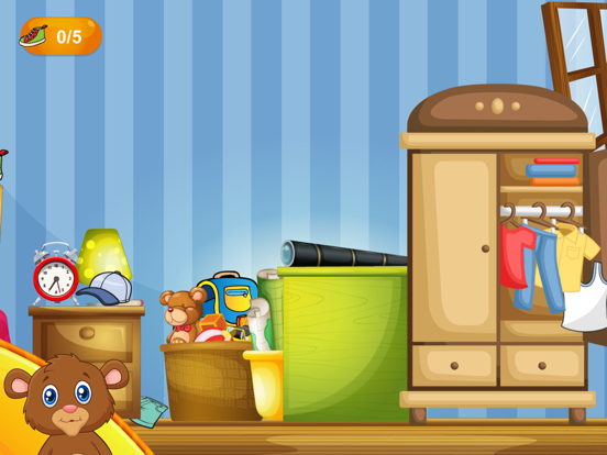 Bear goes to school iPad screenshot