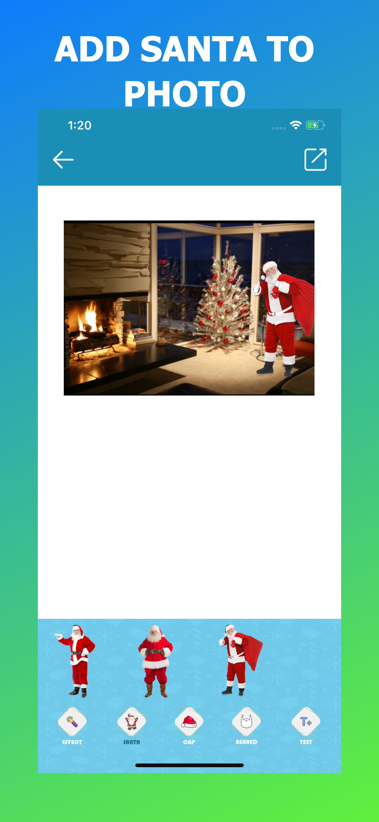 Add Santa to your photo