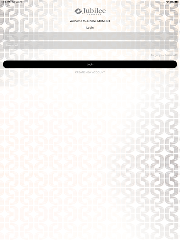 Jubilee iMOMENT iPad screenshot