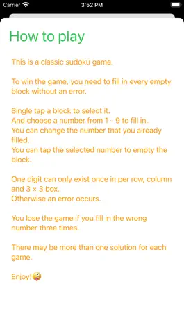 Game screenshot Sudoku - Classic Version hack