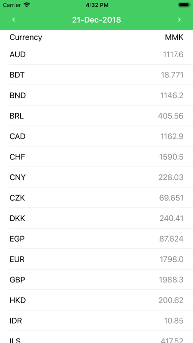 MMK Exchange Rate screenshot1