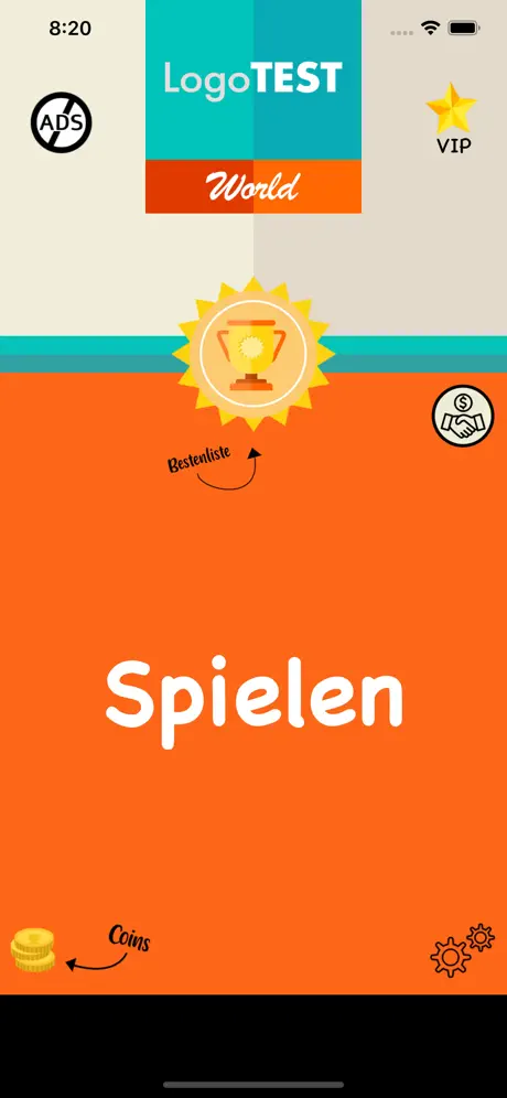 Logo Test & Errate das Logo