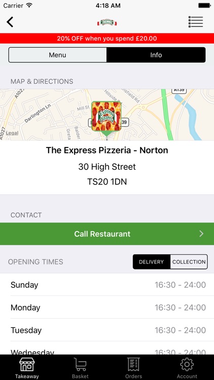 The Express Pizzeria screenshot-3