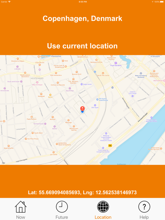 Sunset and Sunrise iPad screenshot 4 - Weather app